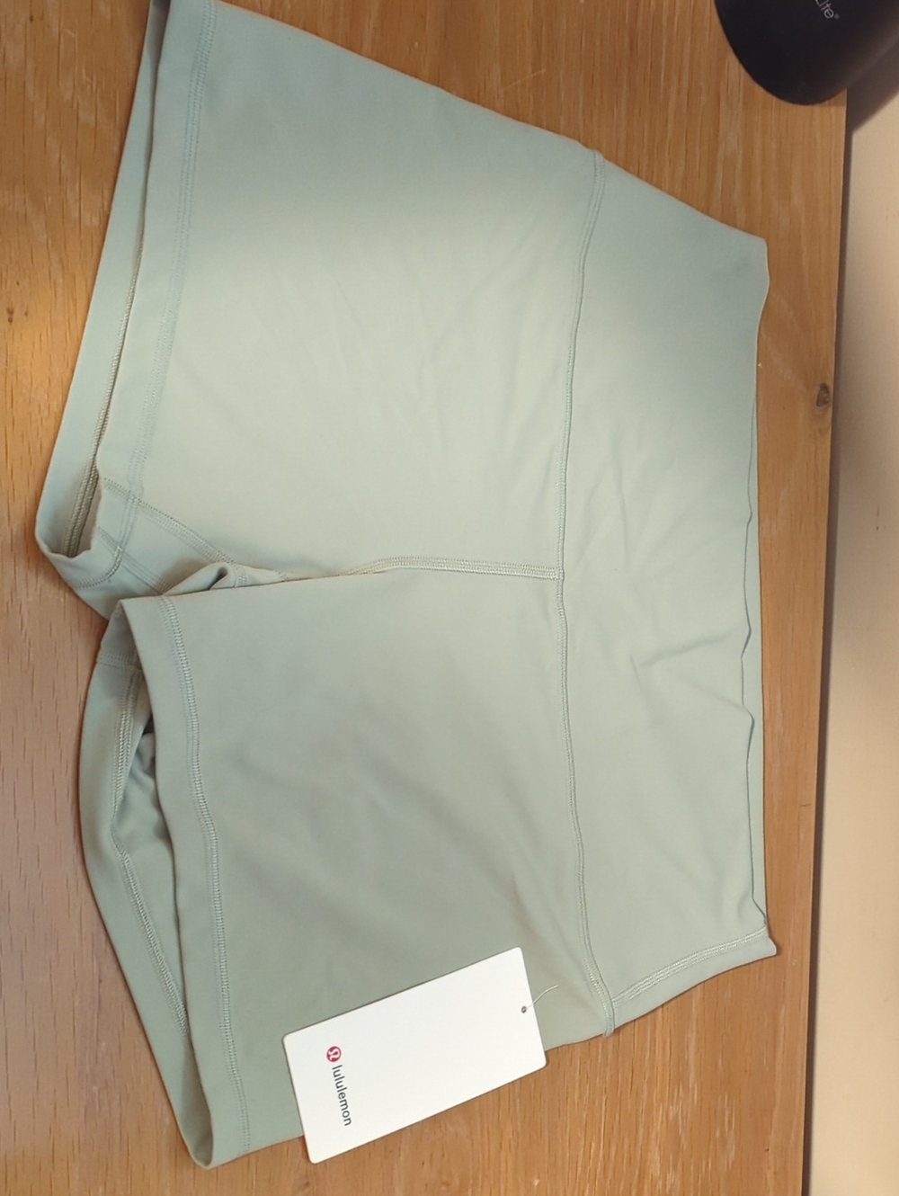 lululemon athletica High-Rise Shorts  in shade Fog Green size 14 Brand New